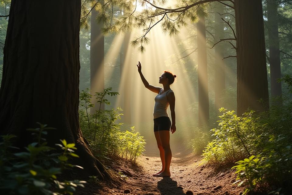 Forest bathing sa Baguio pine forest