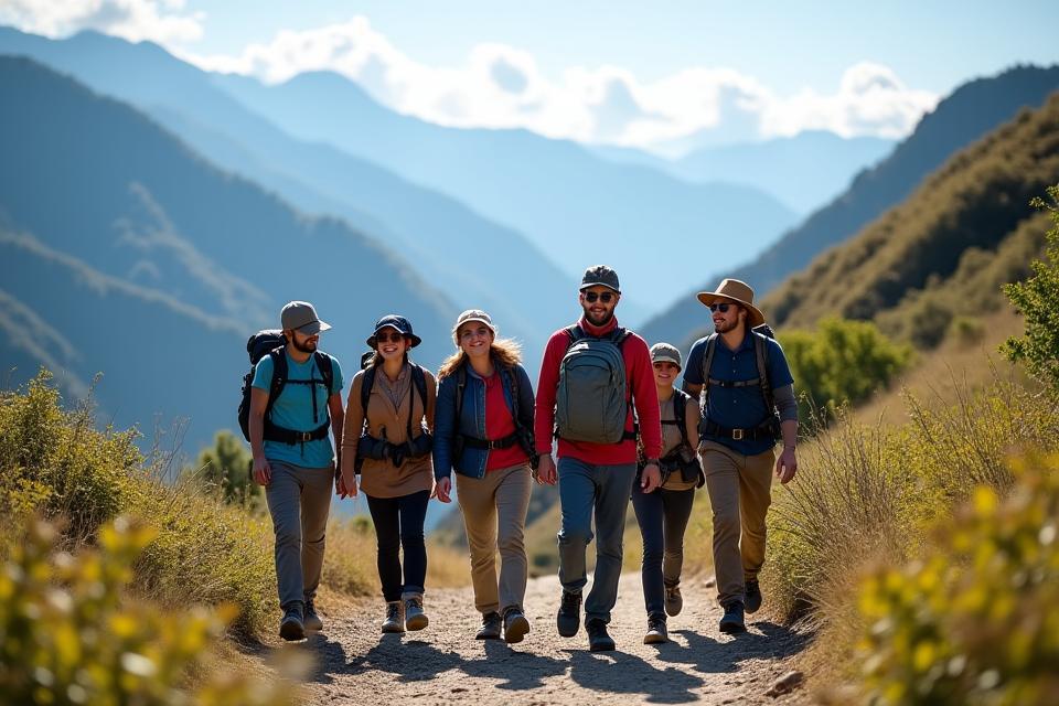 Group expedition sa Cordillera mountains